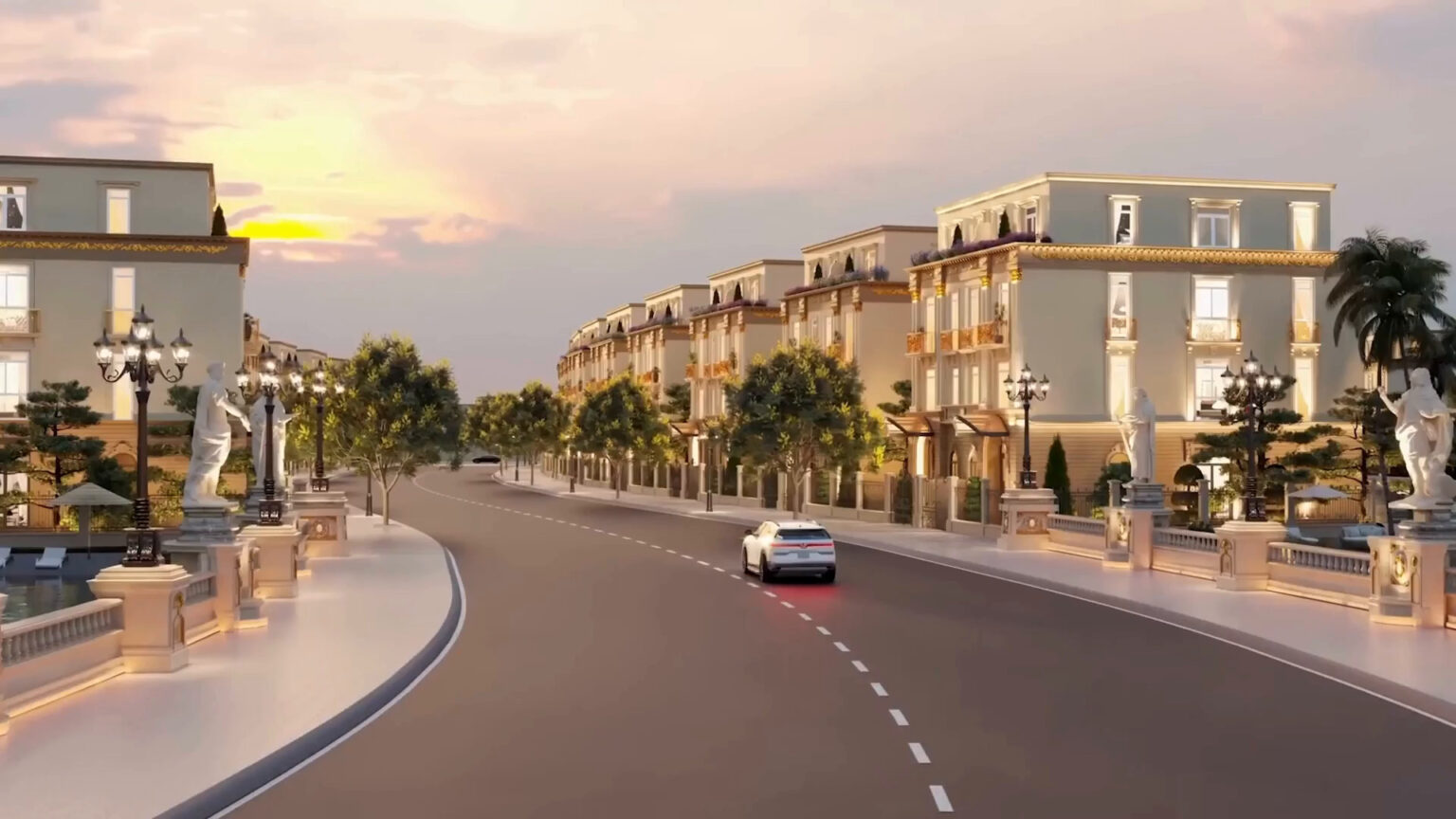 Biệt thự đảo biệt lập sang trọng Phối cảnh biệt thự đảo Vinhomes Green Paradise