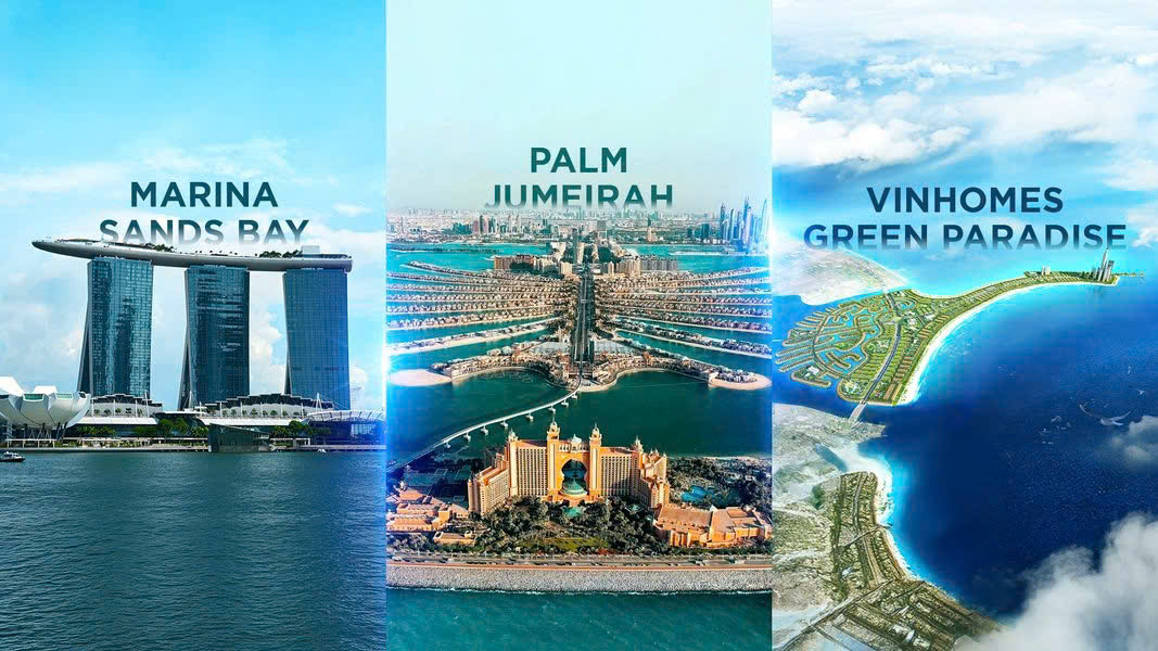 Vinhomes Green Pardise Biểu tượng sánh tầm thế giới So sánh Vinhomes green paradise với các dự án trên thế giới