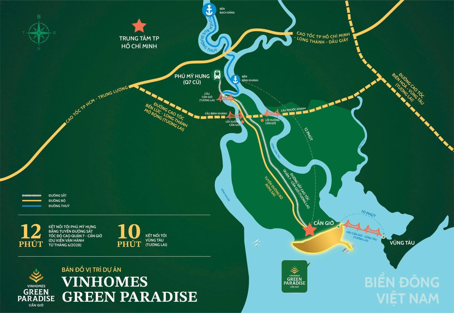 Vị trí Vinhomes Green Paradise