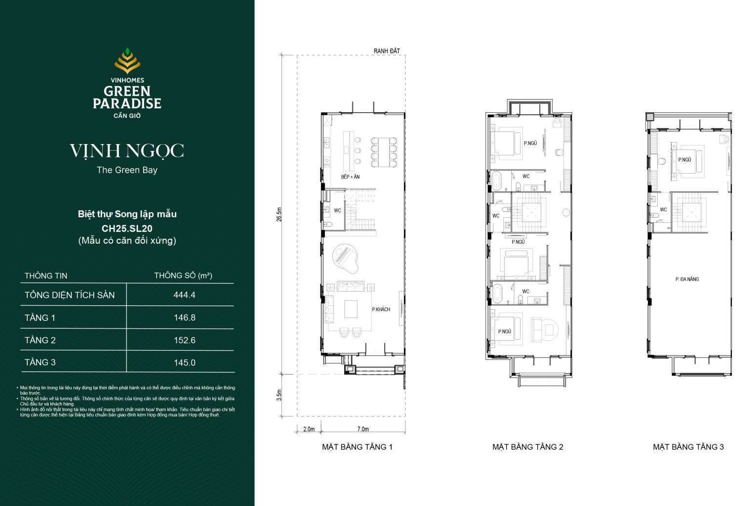 Mặt bằng Song lập 1